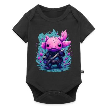 Axolotl - Baby Premium short-sleeve bodysuit - black - Front