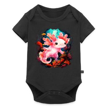 Axolotl - Baby Premium short-sleeve bodysuit - black - Front