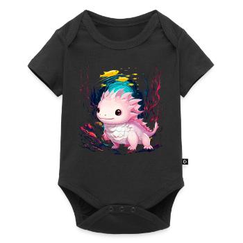 Axolotl - Baby Premium short-sleeve bodysuit - black - Front