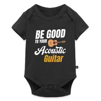 Be good to your - Baby Premium short-sleeve bodysuit - black - Front