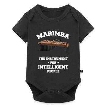 Marimba L’outil pour les gens intelligents - Body à manches courtes Premium Bébé - noir - Devant