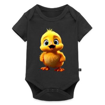 Duck Cute Baby Duck Chick Ducklings Duckling Ducklings - Baby Premium short-sleeve bodysuit - black - Front