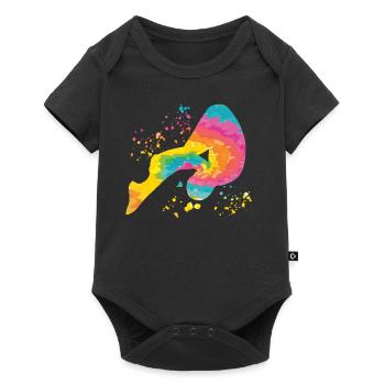 Diving Synchronized Diving - Baby Premium short-sleeve bodysuit - black - Front