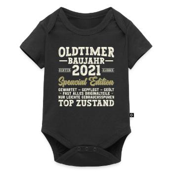 2021 Original 2021 Vintage Vintage Retro anniversa - Baby Premium short-sleeve bodysuit - black - Front