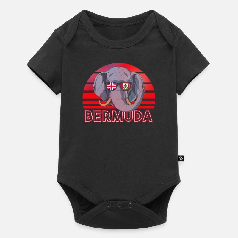 Bermuda - Baby Premium short-sleeve bodysuit - black