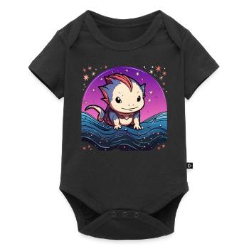 Axolotl - Baby Premium short-sleeve bodysuit - black - Front