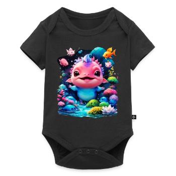 Axolotl - Baby Premium short-sleeve bodysuit - black - Front