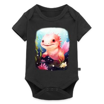 Axolotl - Baby Premium short-sleeve bodysuit - black - Front