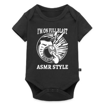 Asmr Whispering Asmr Enthusiast Mindfulness - Baby Premium short-sleeve bodysuit - black - Front