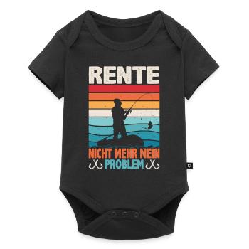 Pension for women and men Funny decoration for the - Baby Premium short-sleeve bodysuit - black - Front