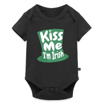 Kiss Me I'm Irish Embrace Celtic Charm & Tradition - Baby Premium short-sleeve bodysuit - black - Front