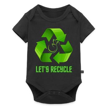 Recycleons l’écologie de la planète - Body à manches courtes Premium Bébé - noir - Devant