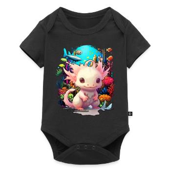 Axolotl - Baby Premium short-sleeve bodysuit - black - Front