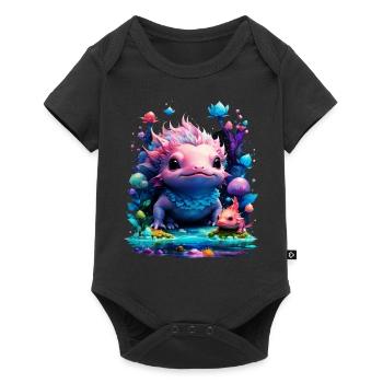 Axolotl - Baby Premium short-sleeve bodysuit - black - Front