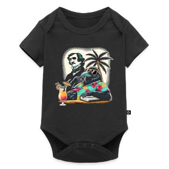 Edgar Allan Poe Fan, Classic Literature, - Baby Premium short-sleeve bodysuit - black - Front