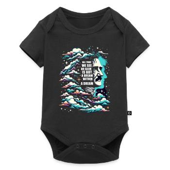 Edgar Allan Poe Fan, Classical Literature, - Baby Premium short-sleeve bodysuit - black - Front
