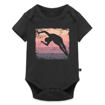Synchronized Water Diver High Diver - Baby Premium short-sleeve bodysuit - black - Front