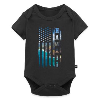 Hawaï Aloha Souvenir hawaïen - Body à manches courtes Premium Bébé - noir - Devant