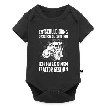 Sorry I'm late, I've got tract - Baby Premium short-sleeve bodysuit - black - Front