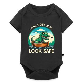 Boating Dad Boat Captain Pontoon Sailor Cruising - Baby Premium short-sleeve bodysuit - black - Front