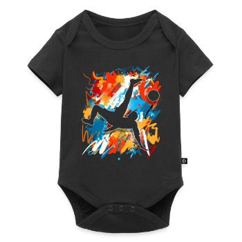 Soccer Soccer Players - Baby Premium short-sleeve bodysuit - black - Front