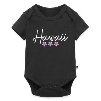 Hawaï Aloha Souvenir hawaïen - Body à manches courtes Premium Bébé - noir - Devant
