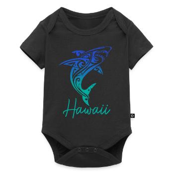 Hawaï Aloha Souvenir hawaïen - Body à manches courtes Premium Bébé - noir - Devant