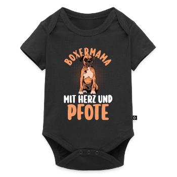 Chien Boxer Allemand - Body à manches courtes Premium Bébé - noir - Devant