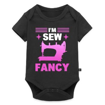 Nähmaschinenliebhaber Schneider - Baby Premium Kurzarmbody - Schwarz - Vorne