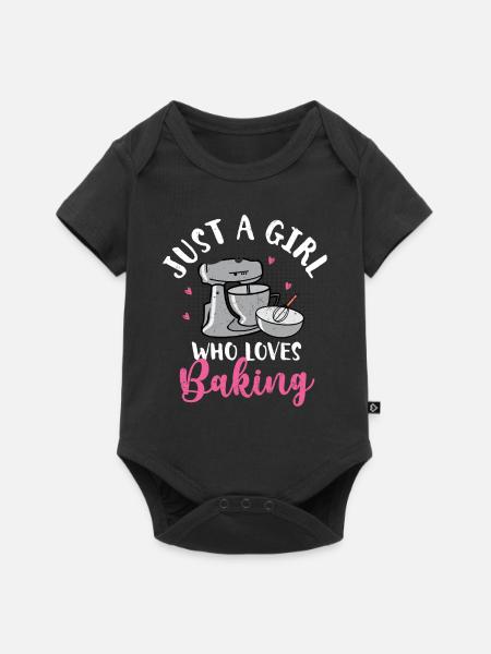 Cupcake - Baby Premium Kurzarmbody - Schwarz