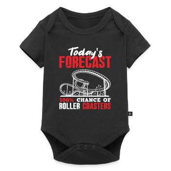 Roller Coaster Prediction - Baby Premium short-sleeve bodysuit - black - Front