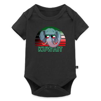 Kuwait - Baby Premium short-sleeve bodysuit - black - Front