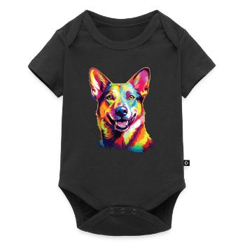 Aquarelles Colorées Canaan Canaan - Body à manches courtes Premium Bébé - noir - Devant