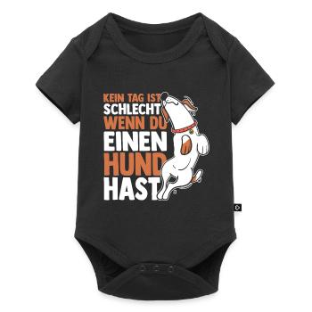 Dog Dog Owner Dog Owner Dog Motif Dogs - Baby Premium short-sleeve bodysuit - black - Front
