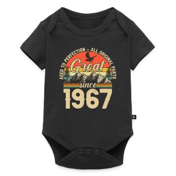 Originals 1967 Vintage Vintage Birthday Retro - Baby Premium short-sleeve bodysuit - black - Front