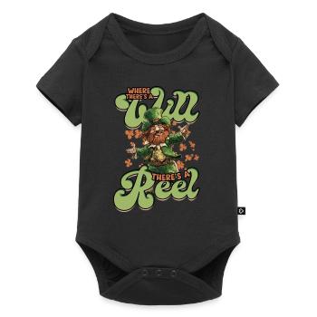 Irish Dance Where There's A Will There's A Reel - Baby Premium short-sleeve bodysuit - black - Front