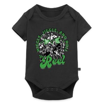 Irish Dance Wiggle, Jiggle And Roll The Reel - Baby Premium short-sleeve bodysuit - black - Front