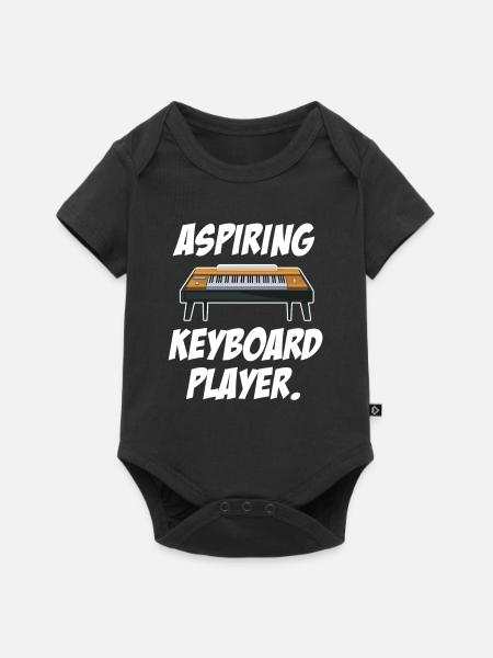 Angehender Keyboarder Walzer Keyboarder - Baby Premium Kurzarmbody - Schwarz