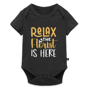 Floral Designer Floristry Florist Florist - Baby Premium short-sleeve bodysuit - black - Front