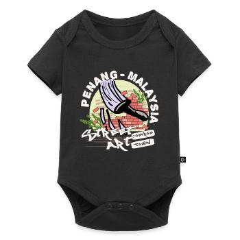 Paintings I Penang Street Art George Town - Baby Premium short-sleeve bodysuit - black - Front