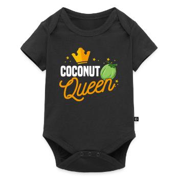 Coconut Queen - Baby Premium short-sleeve bodysuit - black - Front