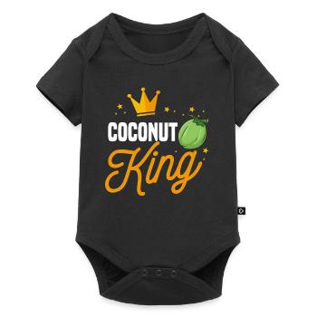 Coconut King - Baby Premium short-sleeve bodysuit - black - Front