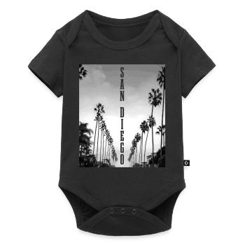 San Diego California Vintage Souvenir - Baby Premium short-sleeve bodysuit - black - Front