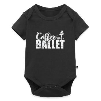 Coffee and Ballet - Baby Premium short-sleeve bodysuit - black - Front