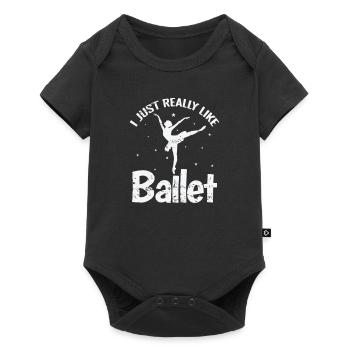 J’aime vraiment le ballet - Body à manches courtes Premium Bébé - noir - Devant