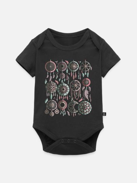 Traumfänger - Baby Premium Kurzarmbody - Schwarz