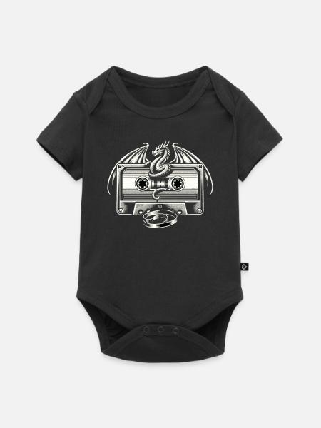Geschenk Für Buchliebhaber Mit - Baby Premium Kurzarmbody - Schwarz