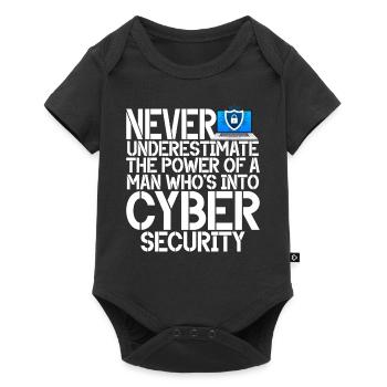 Piratage informatique en cybersécurité - Body à manches courtes Premium Bébé - noir - Devant