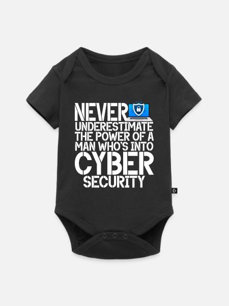 Cyber-sicherheits-hacker-hacking - Baby Premium Kurzarmbody - Schwarz