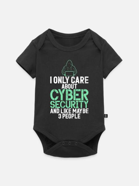 Cyber-sicherheits-hacker-hacking - Baby Premium Kurzarmbody - Schwarz